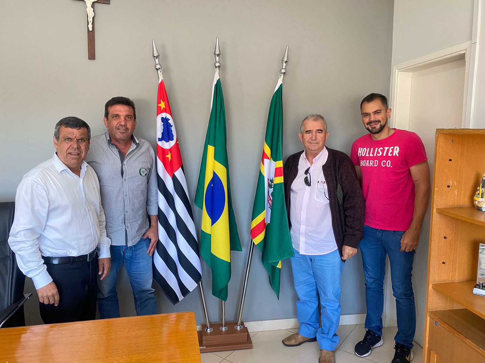 Reunião técnica com o Prefeito do Município de Santo Antônio do Jardim, Sr. Osvaldo Moreira, para esclarecimentos sobre adesão ao Consórcio.